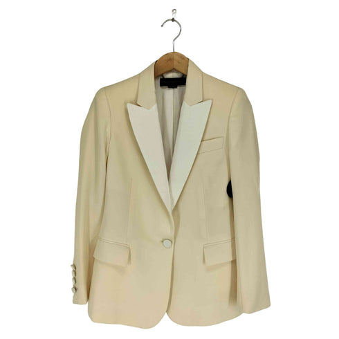 ステラマッカートニー STELLA McCARTNEY ピークドラペル 1Bテーラードジャケット レディース  36